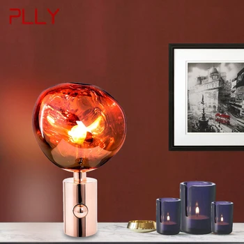 Модерна настолна лампа PLLY Nordic, модерна и лесна настолна лампа за дневна, спалня, творческа led украса