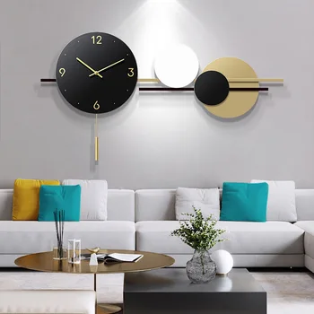 Модерни минималистичные декоративен часовник, хол, персонални дом, лесно лукс, креативната мода и художествени стенни часовници
