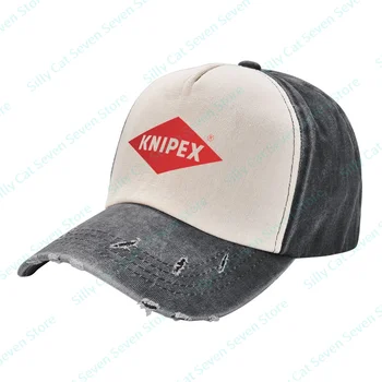 Модни ковбойская бейзболна шапка Knipexs, Мъжки И дамски Реколта регулируема бейзболна шапка с цветни шевове, стираемая шапка за татко