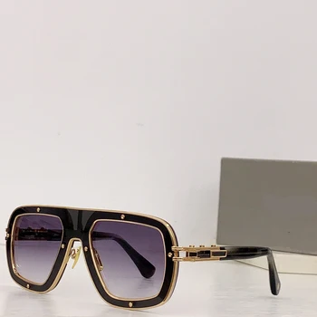 Модни слънчеви очила от сплав с високо качество, мъжки и висококачествени дизайнерски маркови слънчеви очила с UV400, дамски слънчеви очила DTS-427, улични модерни слънчеви очила