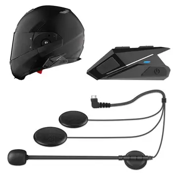 Мотоциклетни слушалки Водоустойчив Мотоциклет шлем Слушалки, Музикален плейър, FM-радио Blue-Зъб 5.0 Музикален плейър с шумопотискане