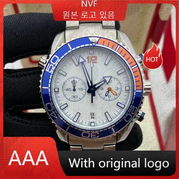 Мъжки часовник NF 904l кварцов часовник от неръждаема стомана, 44 мм-OG