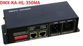 Най-добрата цена за 1 бр. DC12-24V Dc DMX-KA-HL-350MA DMX512 Декодер Контролер за led Безплатна доставка
