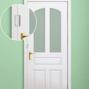Нов Домашен Система за заключване на вратите за Сигурност Метален заключване за домашно стая Противоугонный заключване за сигурност от алуминиева сплав Врата стопор за жилища