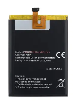 Нова батерия 5580 ма 3,8 за смартфон Blackview BV5800 Pro на 5.5 