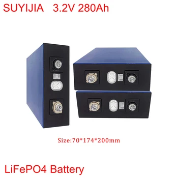 Нова батерия LiFePO4 3.2 В 280 ah, висококачествена батерия с голям капацитет за 12 В 36-48 В, мотокар мотокар, яхта, количка за голф, домашно батерия