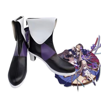 Нова игра Honkai Impact 3 Rail Обувки Herta Обувки за cosplay Подпори за Хелоуин Женски мъжки по поръчка