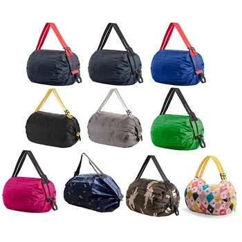 Нова Множество Сгъваема Чанта за Пазаруване, Розова Водоустойчива чанта от плат Оксфорд, Пътна Плажната Чанта за супермаркет, Преносим чанта за съхранение на продукти