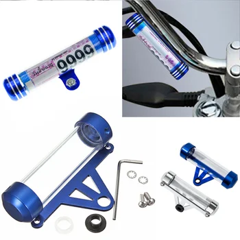 Нова синя сребриста водоустойчив мотоциклетът тръба, данъчен диск, Цилиндричен патрон, Рамка с отвертка, аксесоари за мотоциклети