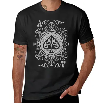 Нова тениска ACE OF SPADES, графична тениска, ново издание, великолепна тениска, тениски оверсайз за мъже