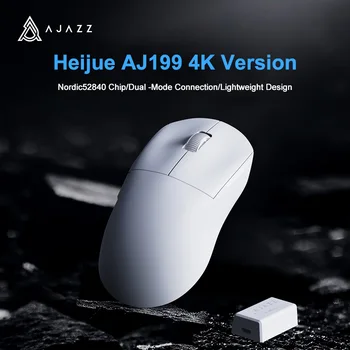 Новата безжична мишка AJAZZ AJ199 2.4 Ghz и приемник 4K Gamer 26000 dpi, 6 бутона, мишката за игра лаптоп, КОМПЮТЪР, оптична