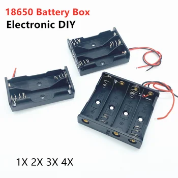 Нови Капаци за Батерии 18650 1X 2X 3X 4X 18650 Притежателя на Батерията Кутия За Съхранение за Носене 1 2 3 4 Слотный Акумулаторен Контейнер С Кабелен Изход