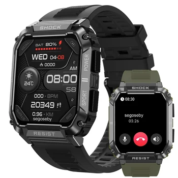 Нови мъжки военни смарт часовници Т3 с функция Bluetooth, определението на сърдечната честота, кръвното налягане, Спортни Водоустойчив тактически умен часовник