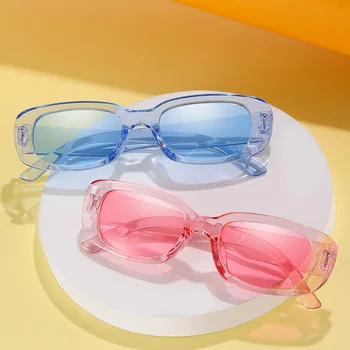 Нови Правоъгълни Слънчеви очила в Малка Рамка, Дамски Маркови Дизайнерски Квадратни Слънчеви Очила, Дамски Очила За Отдих На открито UV400 Oculos De Sol