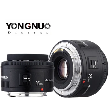 Обектив Yongnuo 35 мм YN35mm F2.0 Широкоъгълен обектив С фиксиран/основен фокус За Canon 600d 60d 5DII 500D и 5D 400D 650D 600D 450D