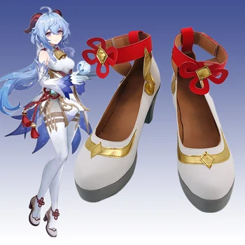 Обувки За Cosplay GANYU; Нова игра; Обувки за cosplay Genshin Impact; Дамски обувки в стил аниме 
