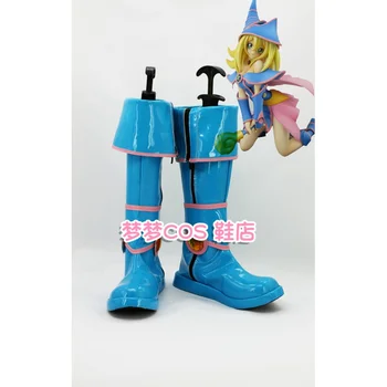 Обувки за cosplay, Yu-Gi-Oh Dark Magician Girl Мана, обувки за cosplay в стила Аниме, вечерни обувки за cosplay по поръчка