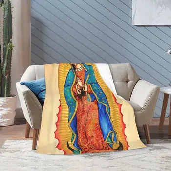 Одеало за легло на Дева Мария, Фланелевое одеяло, Фланелевое одеало, одеала за кондициониране на въздуха