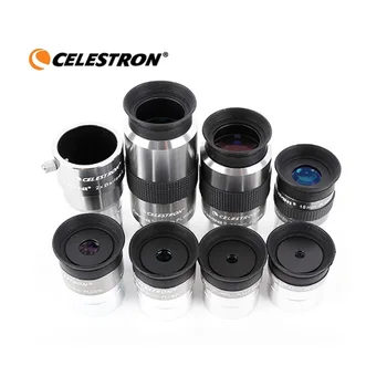 Окуляр Celestron omni 4 мм, 6 мм, 9 мм, 12 мм, 15 мм и 32 мм 40 мм и 2 лещи на Барлоу от метал с многослойно покритие за астрономически телескоп