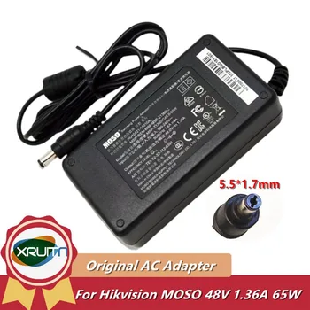Оригинален MOSO 48V 1.36 A 65W Адаптер ac Зарядно устройство За Видео Hikvision POE захранване на МПП-Z1360IC48.0-65W HU10421-14010A