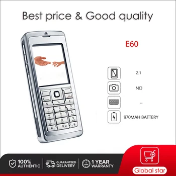 Оригинален мобилен телефон отключени E60 3G, WIFI, Bluetooth, Направено във Финландия, Безплатна доставка
