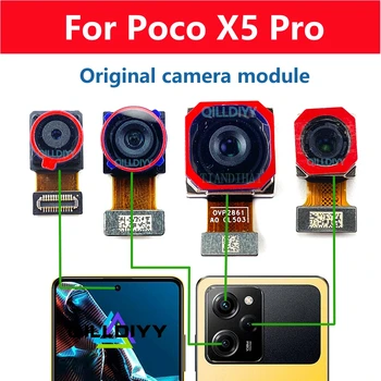 Оригиналната задна основна предна камера за Xiaomi Poco Pro X5 X5pro Модул задната камера на предния край Селфи с обратна страна, детайли flex кабел за селфи