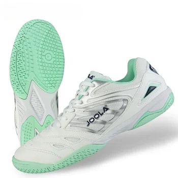 Оригиналната марка дамски тенис обувки, нескользящая обувки за бадминтон, удобни Мъжки спортни маратонки Унисекс, дизайнерски обувки за тенис на маса