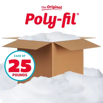 Оригиналният пълнеж от полиестерни влакна премиум-клас на Поли-fil® от Fairfield ™, кутия с тегло 25 килограма