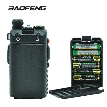 Отделението отделение Baofeng UV-5R Авариен корпус батерии тип AAA За UV 5R UV-5RE 5RA Източник на захранване радио Уоки Токи Battery