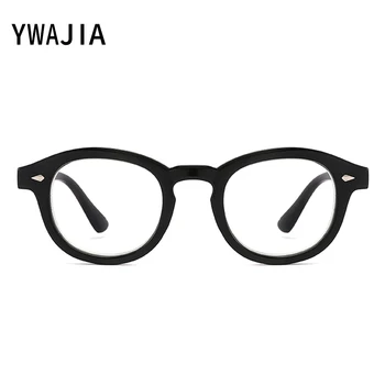 Очила за четене За жени, които предпазват от умора, Черна Кръгла дограма, Дальнозоркие очила за компютър С диоптриями, Оптични очила