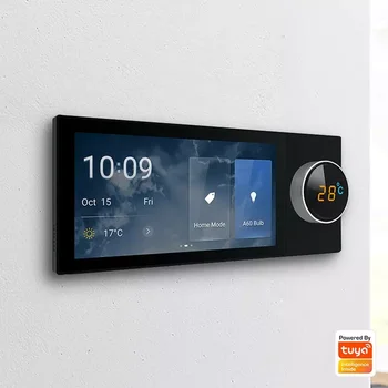 Панел портал за автоматизация на умен дом със сензорен екран, Android 2023 с управлението на приложение на Sasha и гласов контрол Алекса Google Home