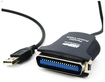 Паралелен кабел-адаптер за принтер IEEE 1284 с вход от USB 2.0 до 36 Контакти Двупосочни порт паралелен интерфейс Със скорост до 12 Mbit/сек
