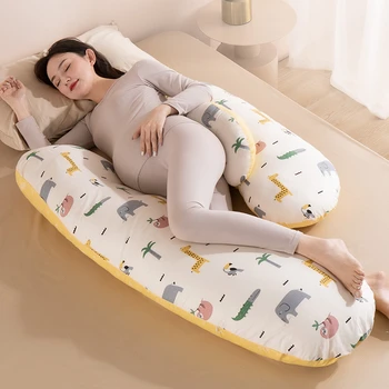 Предпазни възглавници за спане на талията и корема, за бременни 180x110x80 см, възглавница за бременни през лятото по време на бременност