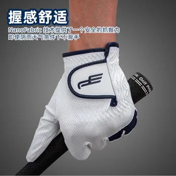 Представяне на нов продукт Мъжки ръкавици от влакнести тъкани PlayEagle, дишащи и леки ръкавици за голф на една лявата ръка