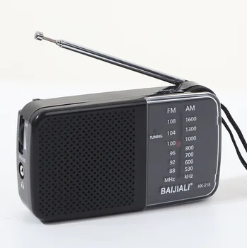 Преносимо радио Porket FM / AM, старомоден Ретро-радио с показалеца, преносим радиоплеер за възрастните хора KK-218