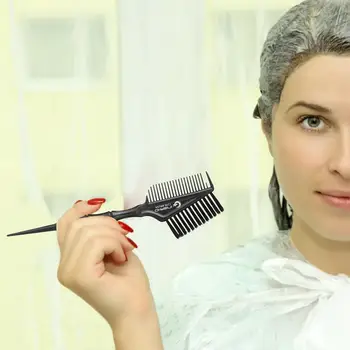 Професионален Фризьорски гребен за тонизиране и мелирования коса, Фризьорски гребен за боядисване на коса
