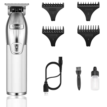 Професионална машина за косене на косата Kemei за мъже, кабел/Безжична машинка за оформяне на брада, акумулаторна машина за подстригване на коса KM-i32