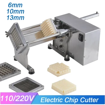 Професионална многофункционална машина за нарязване на картофи ивици, Картофи, чипс, нарязване на кубчета масло, лук с 3 остриета