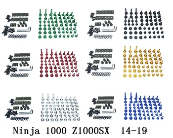 Пълен комплект болтове за обтекател мотоциклет, винтове за тялото, подходящи за KAWASAKI Ninja 1000 Z1000SX 2014-2019