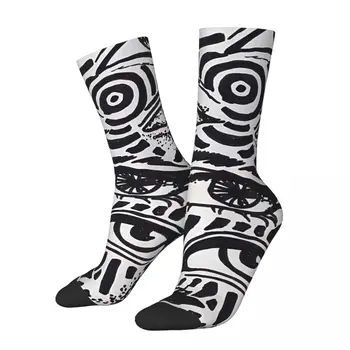 Ретро-Ръчно изработени Очите Арт Мъжки Чорапи с Шарени Очи Унисекс стил Харадзюку с принтом Забавен Экипажный чорап в подарък