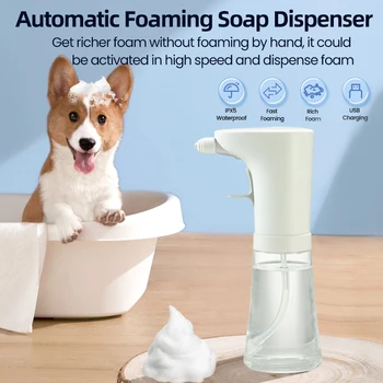 Ръчни, Автоматични Дозатори за сапун на пяна Пет Smart За баня, Захранващи пяна за приготвяне на течен сапун и шампоан, Аксесоари за душ за кучета