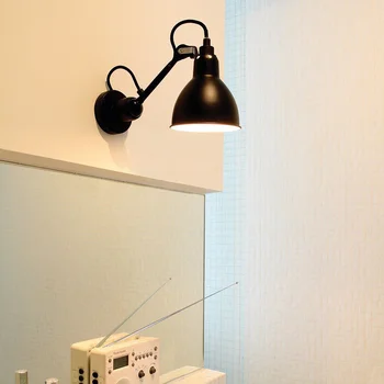 скандинавски led кристална стена лампа arandela industrial decor lampada camera cabecero de cama в близост до с лампа, лампа за дневна