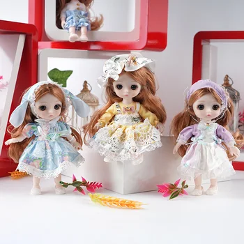 Сладка кукла в костюм на елф, Сватбената рокля на Принцеса, Детска кукла, играчка, Цветна кутия, комплект