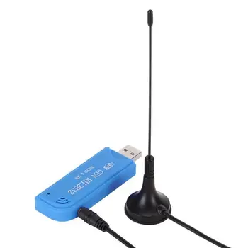 СПТ-приемник RTL-SDR USB устройство с антената е Съвместима с много програми СПТ, се Използва като радиосканера С безплатен компютърен софтуер.