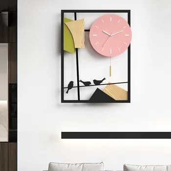 Стенни часовници за всекидневна, домашни творчески и индивидуални часове, модерни и обикновени стенни часовници за украса