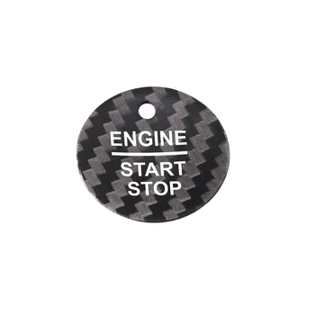 Стикер върху бутона стартиране на устройството за запалване на автомобила за Everest Mondeo Escort, Explorer Focus Edge (черен)