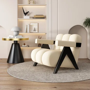Стол за дневна Скандинавски дизайнер За медитация, Модерно Кресло за четене, Аксесоари за грим, Мебели за дома