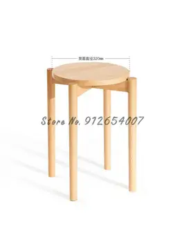 Стол от масивна дървесина, Буковый Домашен маса за хранене, столче За възрастни, обикновен дървен стол, за хол, трапезария, малък апартамент, маса за Хранене, стол