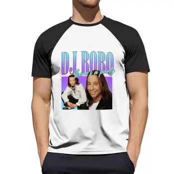 Тениска DJ Bobo в стил 90-те, евродэнс, тениски, празни тениски, мъжки спортни ризи