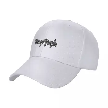 тъмно лилава шапка с логото, бейзболна шапка, шапка, шапка с конете препълнена, шапка за жени, мъже